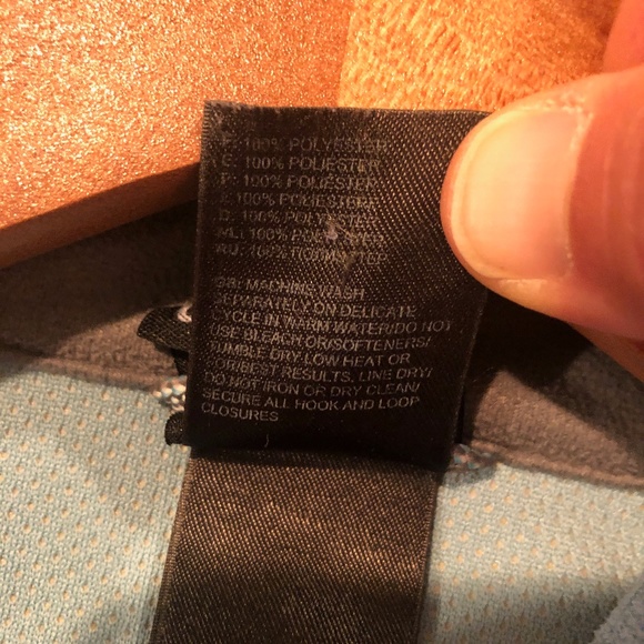 The North Face Light Blue Windwall fleece jacket - Picture 8 of 14